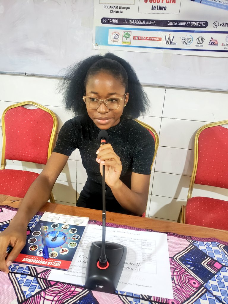 group_nrg's tweet photo. Actuellement en cours, la dédicace du livre "Les martyrs du Tabou" de Folikoe KOULIHOUEN.
#NRGGroup, partenaire sur cet événement. 
#JIF2023 
#WomensDay 
#TgTwittos 
#8MarchWomensDay https://t.co/pC3tg0ZJm3