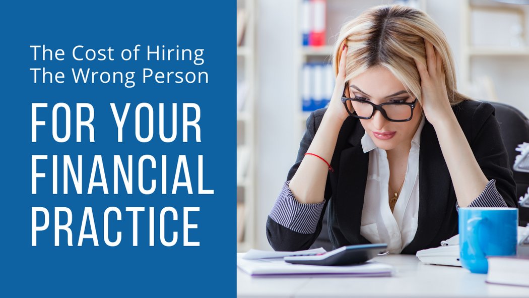 Hiring the wrong person can end up costing you more time, money, and frustration than not hiring anyone at all.  #recruiting #advisors #RIA #brokerdealer hubs.li/Q01FqHC10