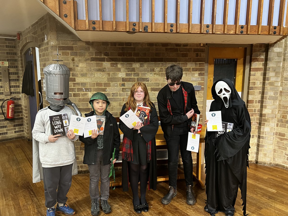 Well done to our Year 7 best dressed winners from #WorldBookDay.  #LiteracyMatters #DropEverythingAndRead #TravelTheWorldInABook