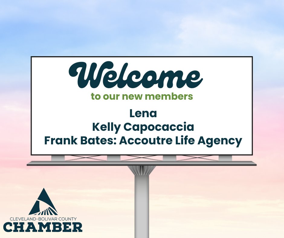 Welcome to the newest members of the Chamber! Thank you for investing into your community. Interested in joining? Learn more about the Chamber at clevelandmschamber.com/membership/ben…