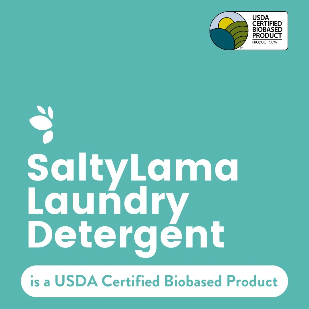 We're proud to announce that SaltyLama's Laundry Detergent is now a USDA Certified Biobased Product! 🎉 @BioPreferred

tinyurl.com/SaltyLama-Pres…

#SaltyLama #USDAcertified #Biobased #EcoFriendlyLaundry #usda #biopreferred #biobasedproductsday #celebratebiobased