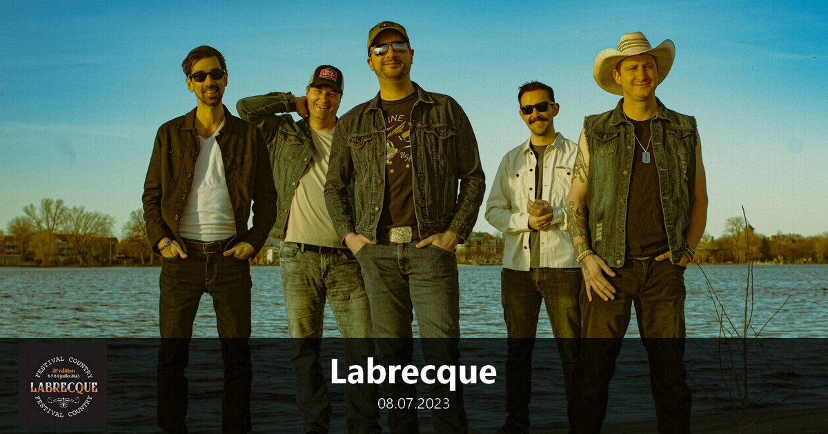 Festival season comin' up : we'll be at the Festival Country de Labrecque in the beautiful Lac-Saint-Jean area, on July 8th.

Stay tuned more shows will be announced very soon 🤠

#countrymusic #quebeccountrymusic #canadiancountryartist #canadiancountrymusic #saguenaylacstjean