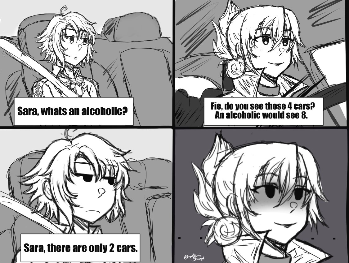 azumishard's tweet photo. Don't let Sara drive . . . #閃の軌跡 #trailsofcoldsteel https://t.co/nxTLQAM6UN