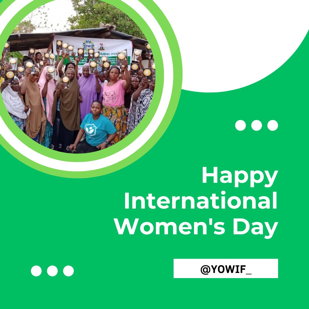 Happy International Women's Day from all of us at Young Women in Farming -YOWIF. We are women farmers supporting one another for a more inclusive society. #InternationalWomensDay #WomensDay #8MarchWomensDay #YOWIF <a href="/YOWIF_/">Youngwomeninfarming(YOWIF)</a>