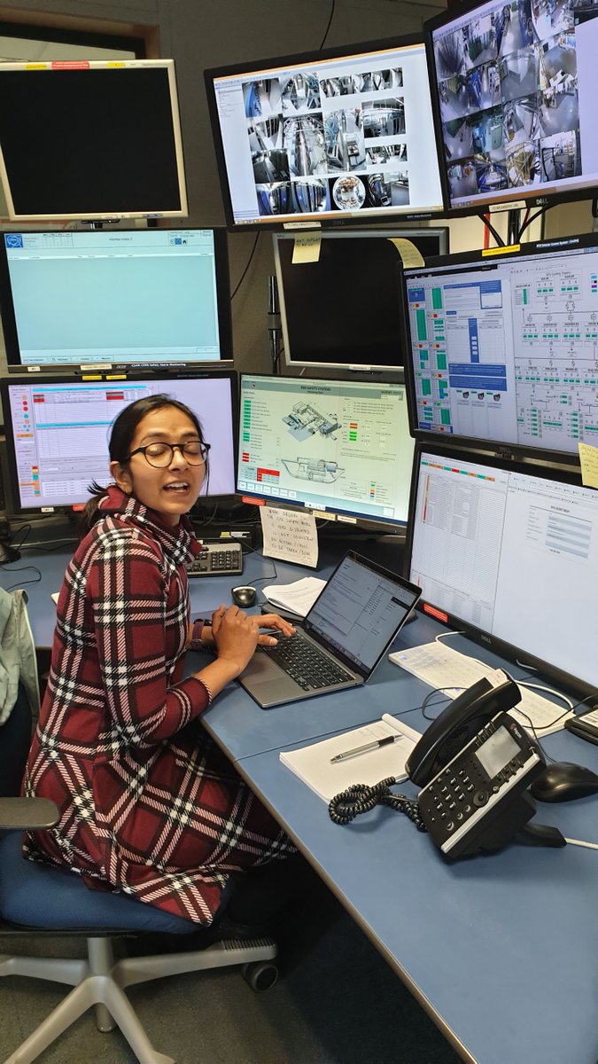 GBoudoul's tweet image. For #InternationalWomensDay, let me mention that the 2 pilots of the #CMSexperiment during today&apos;s shift were Ankita and Agni. Very experienced, they were coordinating the operation and making sure the full experiment is safe and well-powered, CMS couldn&apos;t be in better hands!