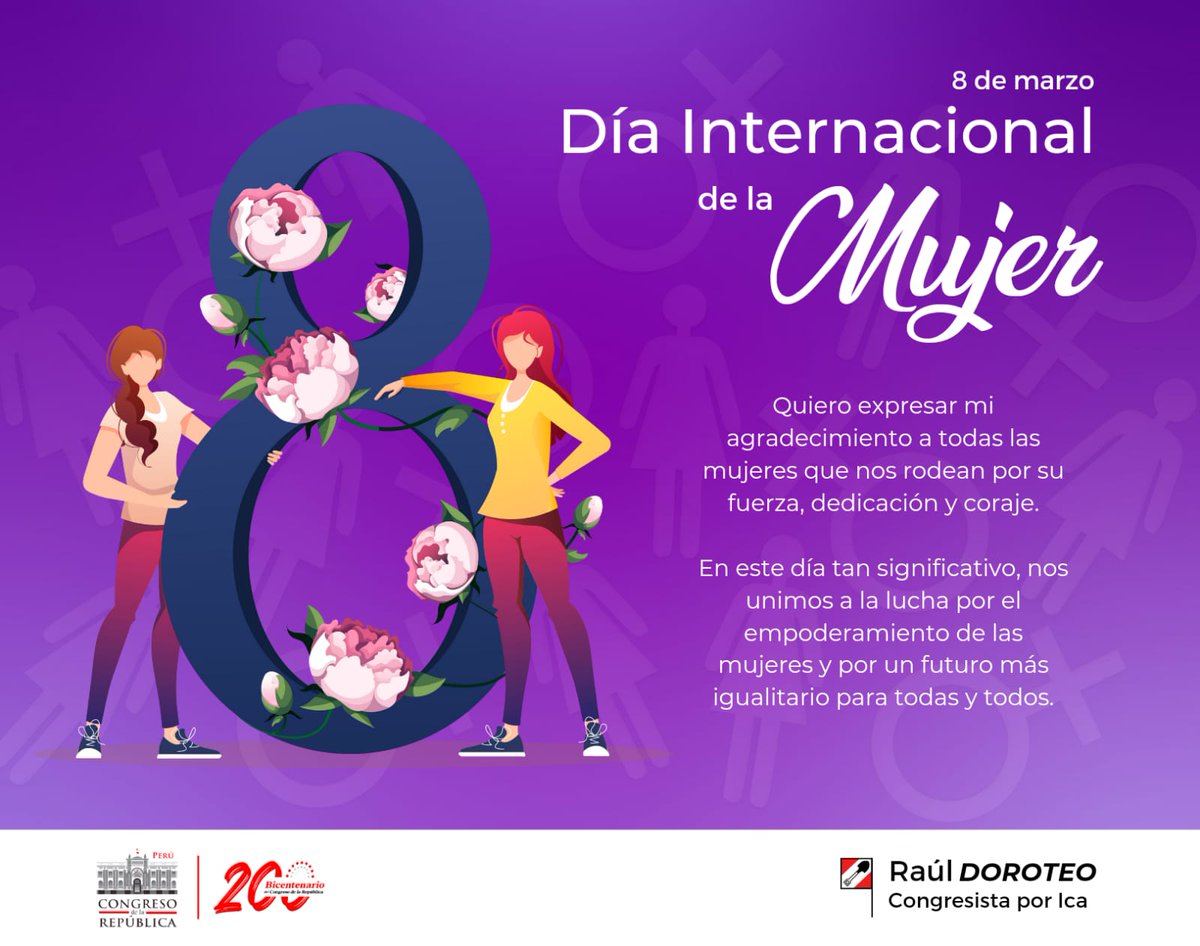 Un saludo a todas las ¡Mujeres de nuestro País y un agradecimiento por que cada día tratan de construir una sociedad mas humana y acogedora y por su capacidad de captar la realidad con mirada creativa y corazón tierno!. #DiaInternacionalDeLaMujer <a href="/ApBancada/">Bancada Acción Popular 🇵🇪</a>
