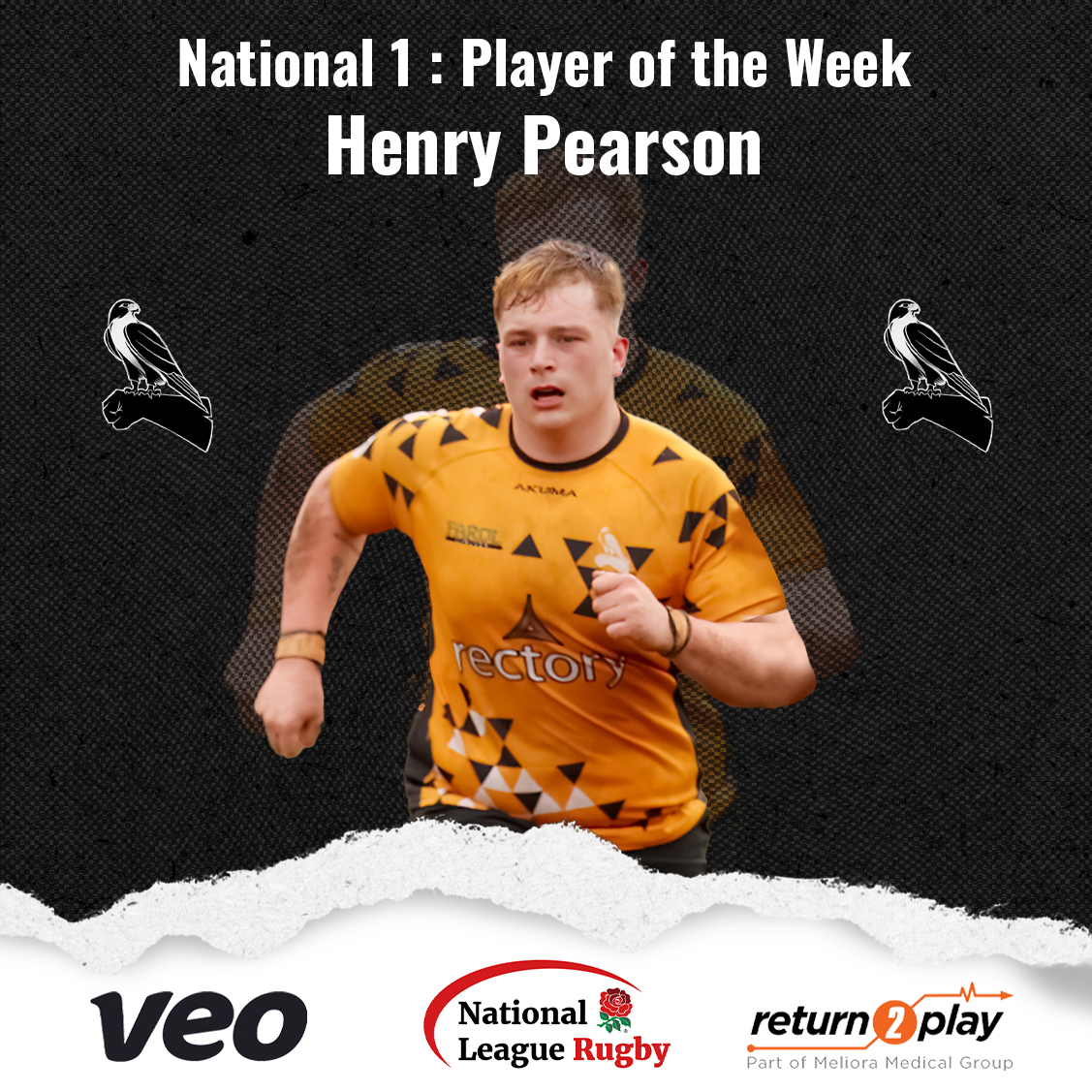🚨 Here is this week's Player of the Week from Round 21 in National 1: 
<a href="/ChinnorRFCThame/">Chinnor RFC Thame</a>'s Henry Pearson #Nat1