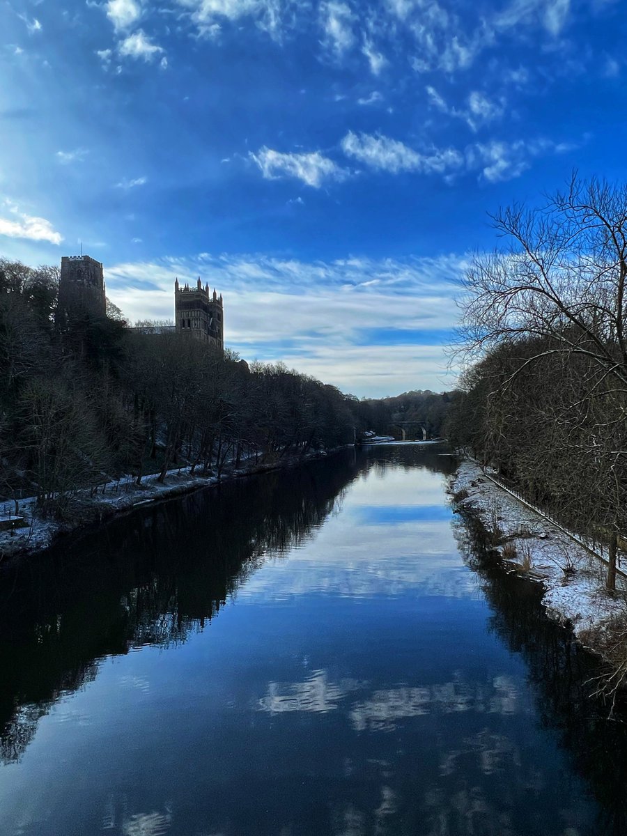 Durham was looking particularly beautiful this morning ❤️ #DurhamCity #LoveDurham
