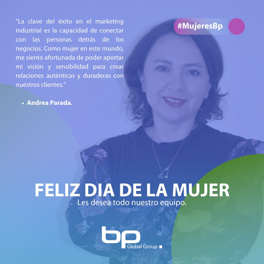 BP_latam's tweet photo. En BP Global Group queremos felicitar y agradecer a todas las mujeres que nos conforman. Su aporte va más allá del marketing, y es fundamental para la industria en general ¡Gracias por ser parte de nuestro equipo y por contribuir al éxito de nuestros objetivos! 

#DiaDeLaMujer https://t.co/Eyu5KfV7wy