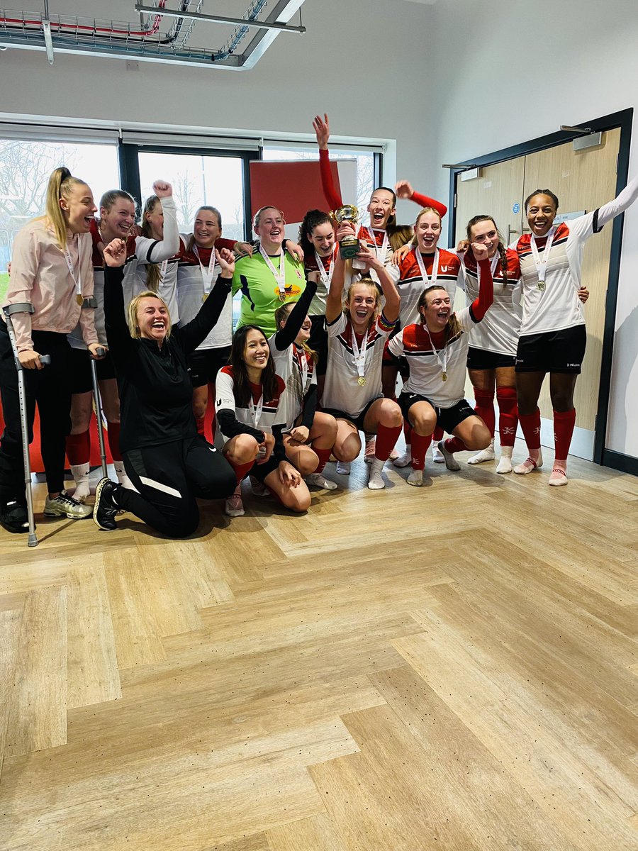 Congratulations to the girls!! A 5-4 win on penalties!! Well done, Northern Cup Winners &amp; after next weeks match will be crowned league winners too!!⚽️🏆 They did it <a href="/bmeado9/">Beth Mead MBE</a>