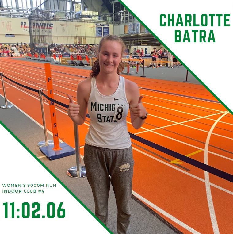 A beast-worthy season means that a Beast of the Meet was bound to happen!

Our Beast of the Meet for Illinois Club Relays is Charlotte Batra! Charlotte ran three races at the University of Illinois and put up two top-ten all-time performances. Great work, Charlotte!