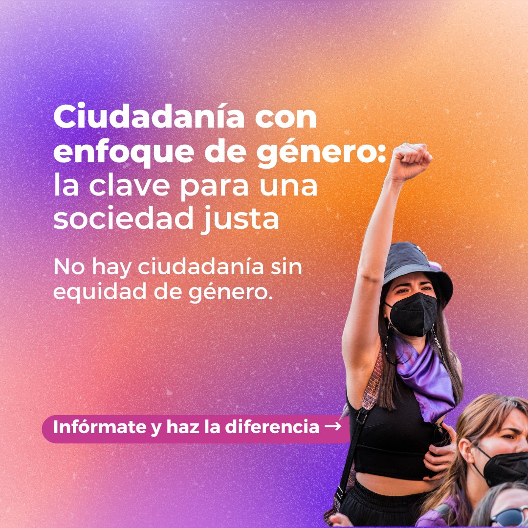 CiudadaniaOCQ's tweet photo. ¿Has escuchado hablar de una #Ciudadanía con Enfoque de #Género? ♀️📢

🧵👇🏽 Te resumimos qué es y cómo permite visibilizar y abordar de manera integral los derechos ciudadanos de las mujeres y personas con identidades de género diversas.

#8M2023 #DíaInternacionalDeLaMujer https://t.co/c1Pi3gtnYT