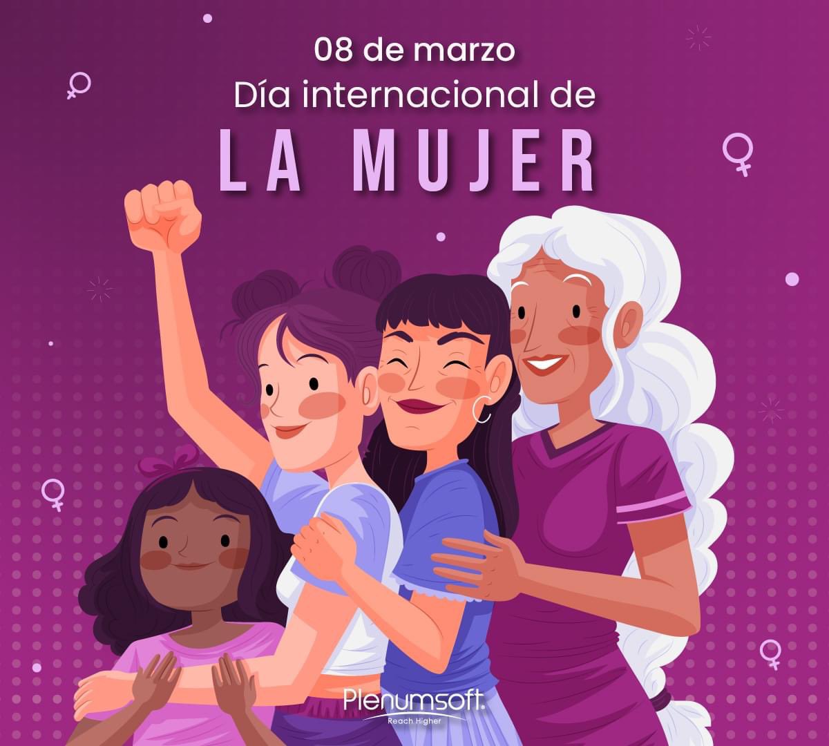En el #DíalDeLaMujer, Nos unimos para celebrar a las mujeres líderes que están marcando una diferencia y rompiendo barreras para un futuro mejor para todos.

#8M  #8marzo #Tecnología #innovación #Plenumsoft #DesarrollamosTalentos