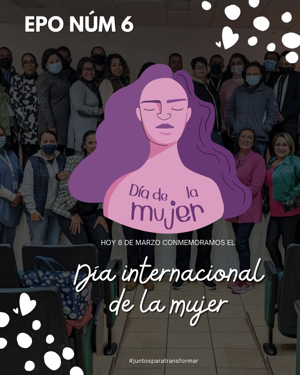 escuela_6's tweet photo. En la @escuela_6  conmemoramos el Día Internacional de la Mujer.
Recordando los años de lucha en pro de la igualdad y la justicia para las mujeres e invitar a la reflexión y el camino que queda por recorrer.
Para saber más ingresa en  https://t.co/9s6vzM4lTU https://t.co/xjMQHhUpeJ