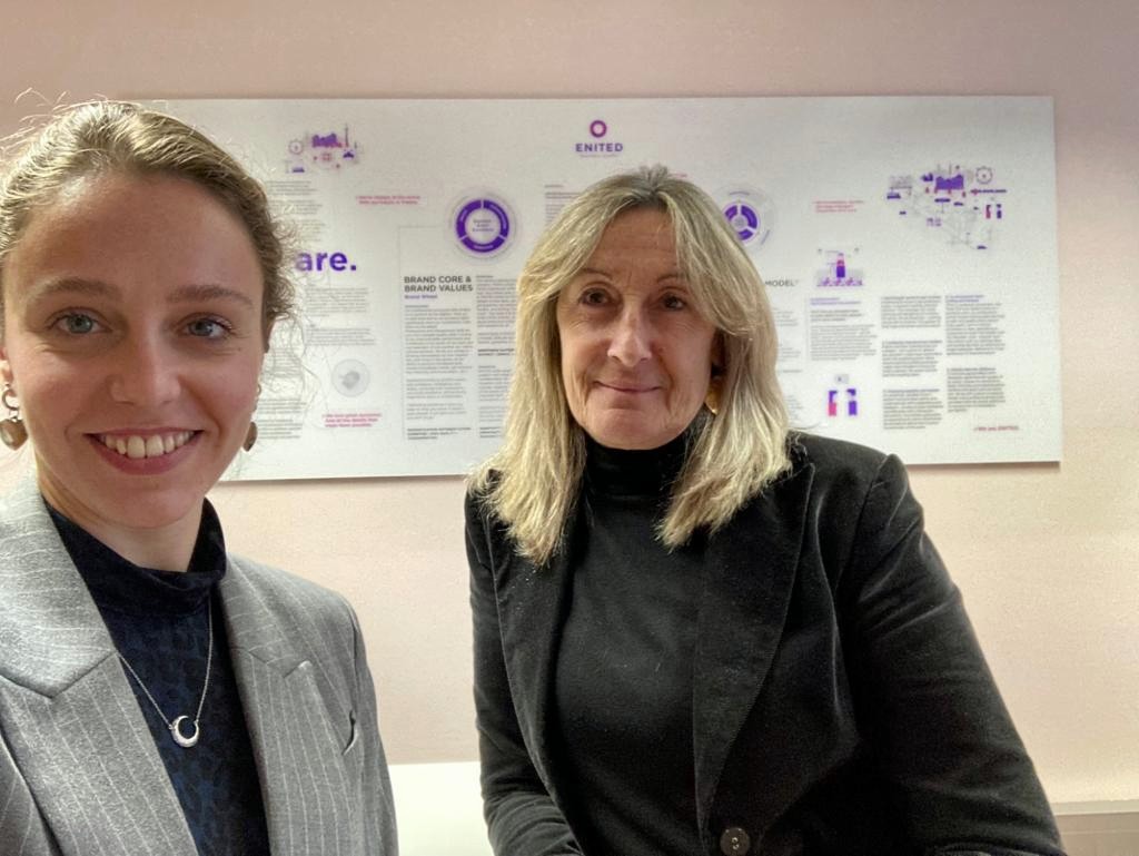 How convenient is it that our main company color is purple?💜
Featuring our two ENITED women,  <a href="/RBReyero/">Rosa Reyero</a> &amp; Mª Teresa Yagüe, we want to give a shoutout to all women for their amazing work and resilience.
Let us keep strong, free and respected!💪🏼
#happyinternationalwomensday