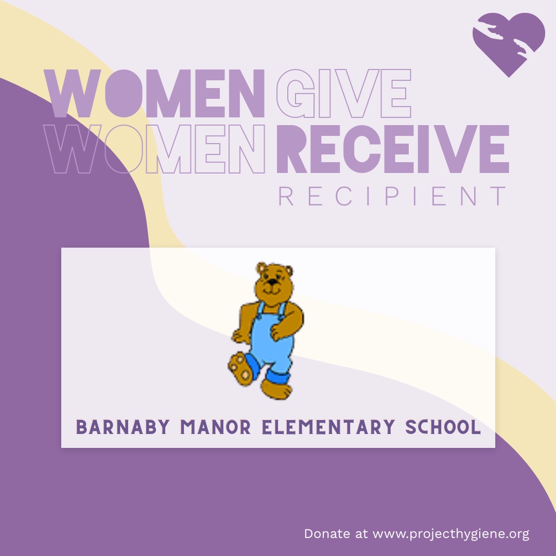 #22daysofgiving - Congratulations to Barnaby Manor Elementary School. You've been selected to receive a #ProjectHygiene #WomenGive #WomenReceive toiletry box. #PHWGWR #womenshistorymonth #thursdayNetwork #thefated70 #IWD2023