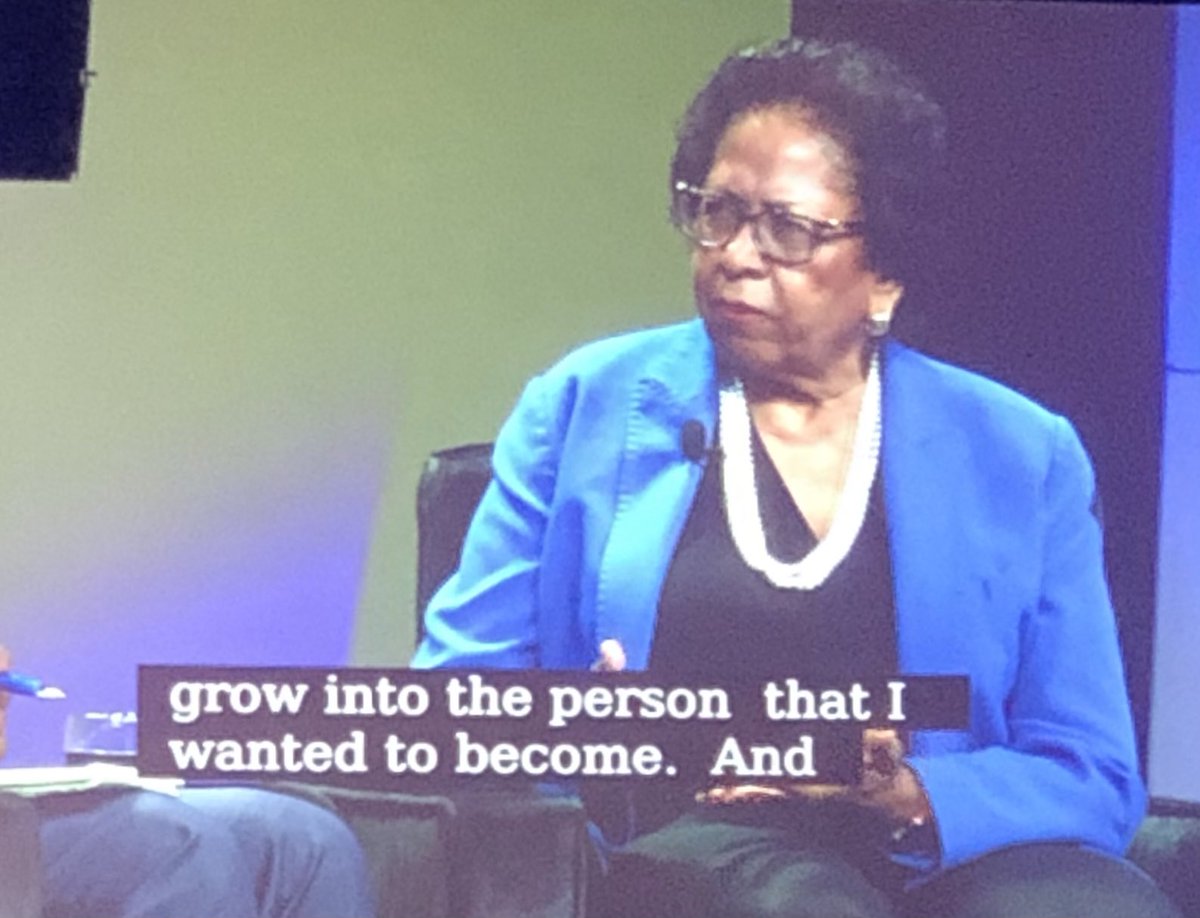 Love hearing from Ruth J. Simmons at #SXSWEDU this morning. She has referred to herself as “insufferable” several times and now I have a new personal goal 💪🏼🎉👩🏽‍🎓 #RepresentationMatters #RebelGirls