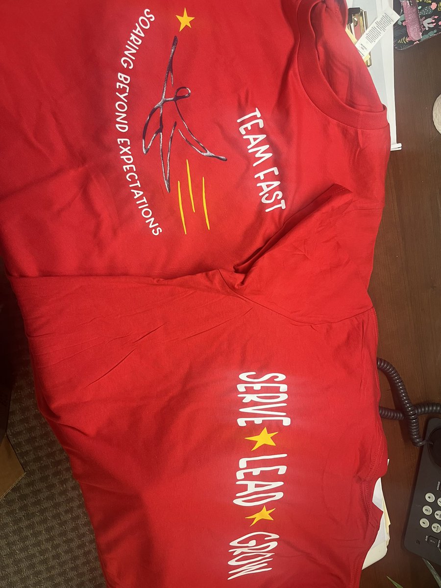 FCPSFAST's tweet photo. FAST Summer 2023 work has begun. Check out this year’s leadership shirts. Thank you FAST Coordinators #FCPSFAST #Serveleadgrow https://t.co/Y31807PbaX