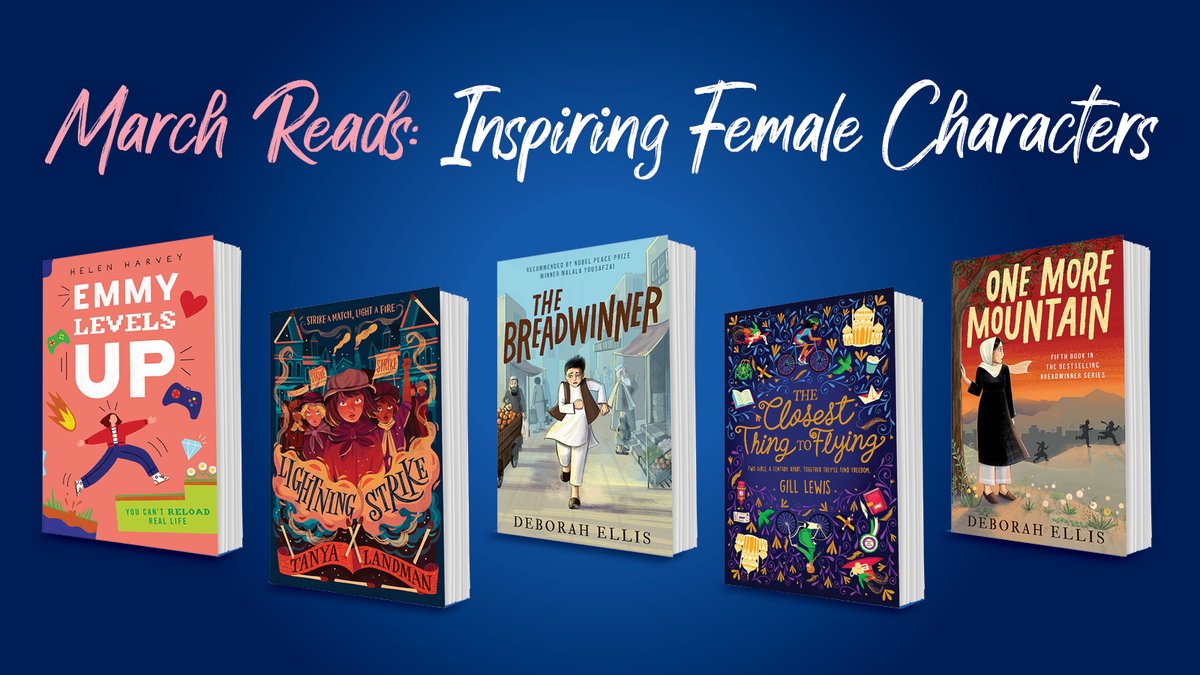 This #InternationalWomensDay we’re feeling inspired by some of our favourite Middle Grade reads that feature strong and inspirational female characters 📚 <a href="/DebEllisAuthor/">Deborah Ellis</a> <a href="/HellionHarvey/">Helen Harvey</a> <a href="/gill__lewis/">Gill Lewis</a> @tanya_landman #IWD2023
Read the blog here: ow.ly/VIzb50NbXjU