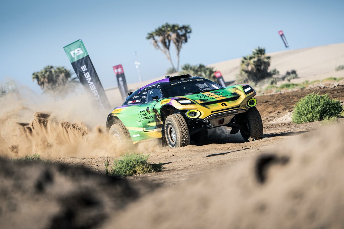 Drop a 💜 if you're supporting <a href="/TeamX44/">X44 Vida Carbon Racing</a> 👇 

#ExtremeE #DesertXPrix