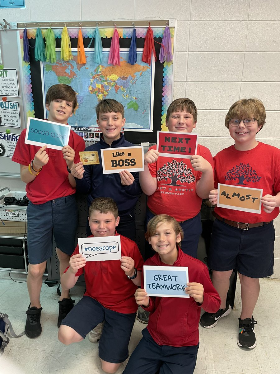 MrsDawson5thMBA's tweet photo. So much FUN this morning during our Gold Rush Breakout game!! @MaryBAustin @MobilePublicSch https://t.co/hAqw2Octre