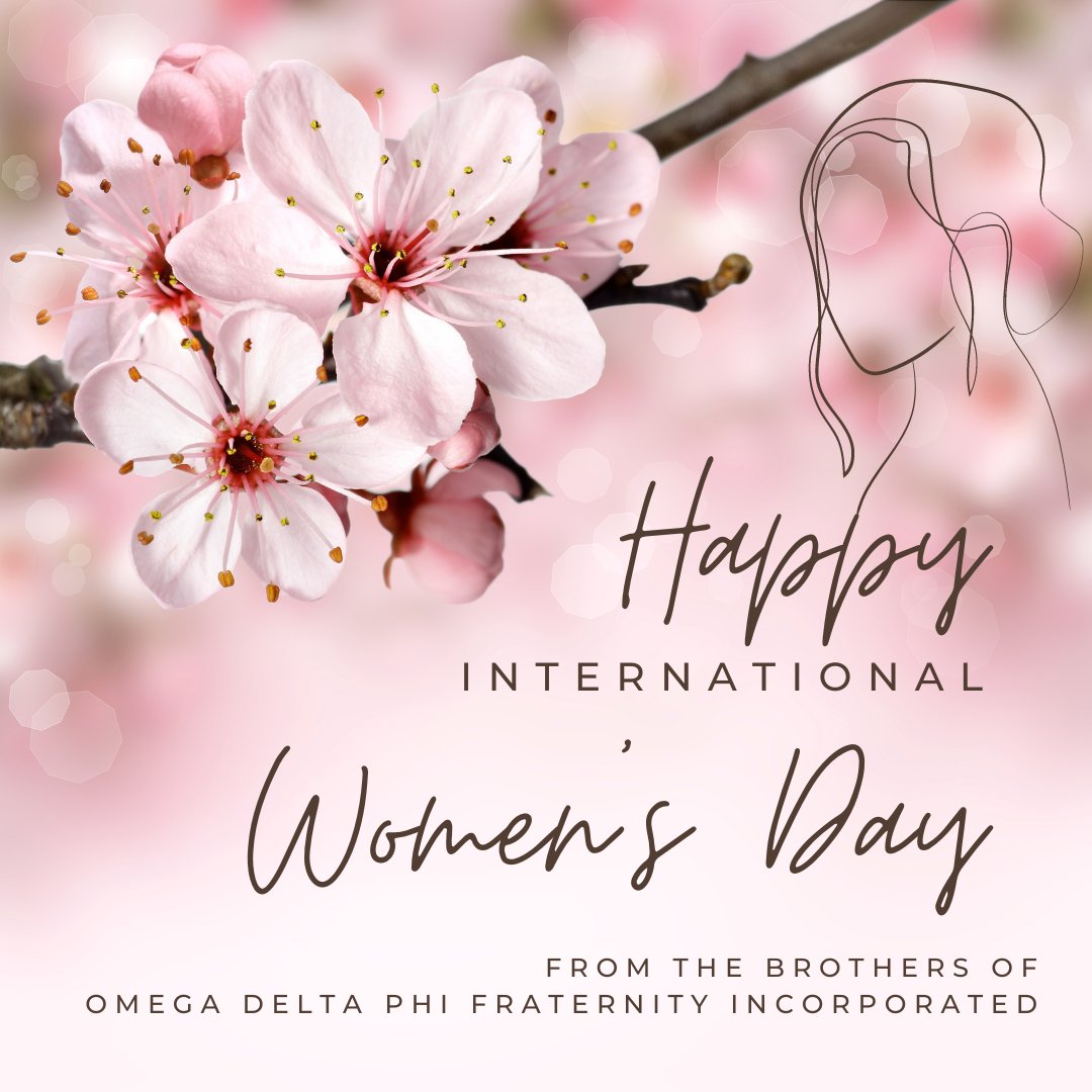 CTXODPhi's tweet photo. The brothers of Omega Delta Phi Fraternity Incorporated would like to wish all the women in our lives a Happy International Women's Day! https://t.co/57R4fcRRj9