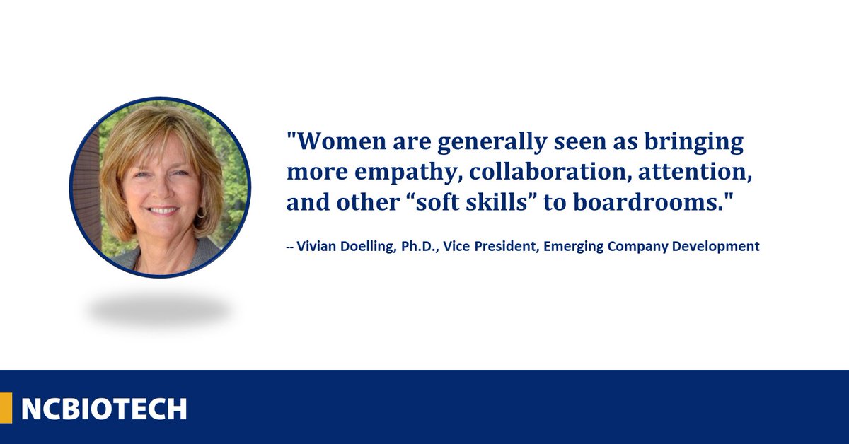 March is #WomensHistoryMonth. Read Life Science Leader's article on 'Why Life Science Boards Need More Women,' which highlights three NC-based programs that are preparing women for the boardroom. This article was authored by NCBiotech's Vivian Doelling. hubs.ly/Q01FSR4Z0