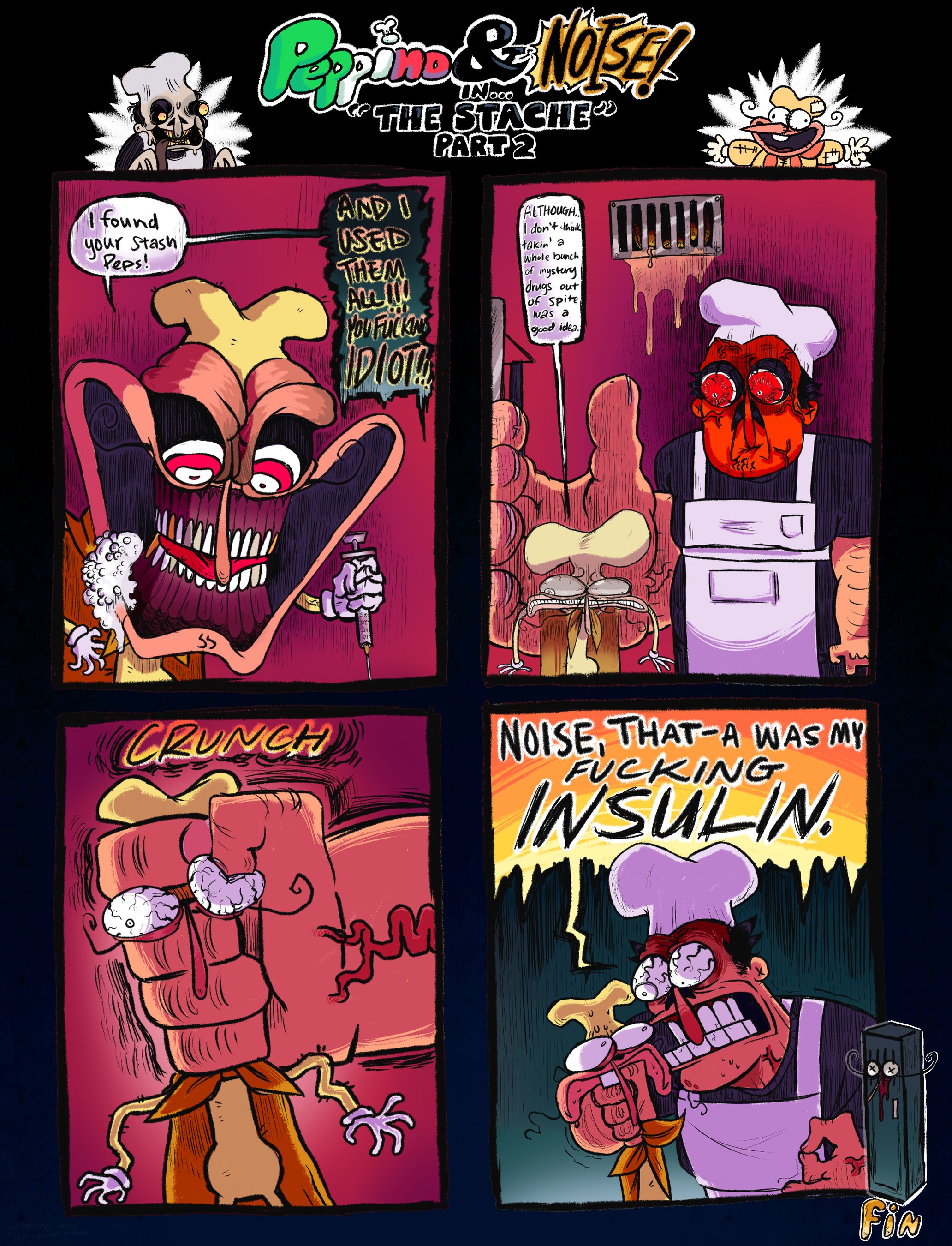 Hi-ho! here is some more pizza tower comics. I call this one Peppino  freaking strangles the Noise, 2023, Colourized. + Noise Lore. Please  Enjoy. : r/PizzaTower