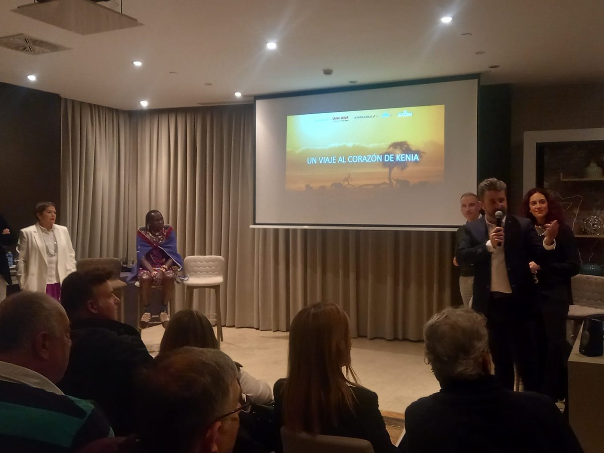 𝗨𝗡 𝗩𝗜𝗔𝗝𝗘 𝗔𝗟 𝗖𝗢𝗥𝗔𝗭𝗢́𝗡 𝗗𝗘 𝗞𝗘𝗡𝗜𝗔 🤎 Ayer presentamos, de la mano de <a href="/William_Kikanae/">Kikanae Ole Pere</a>  y Rosa Escandell, junto a nuestros amigos de Icarion, <a href="/KLM/">KLM</a> y <a href="/Airfrance/">Air France</a>, los nuevos viajes al Eco-Lodge solidario Sawa Mara en #Kenia.
¿Estáis listos ? 🧳