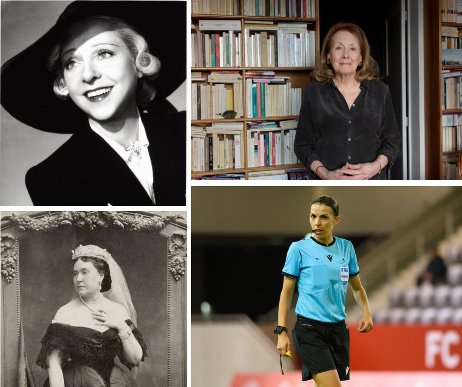 Prefet95's tweet image. 💙Les femmes qui ont marqué le #valdoise
📝A.Ernaux (Cergy) 1re femme prix Nobel de la littérature
⚽️S.Frappart (Plessis-Bouchard) 1re femme arbitre de la CDM 2022
🎙️Y.Printemps (Ermont) grande soprano lyrique
👑M.Bonaparte (Saint-Gratien) a contribué au développement de la ville