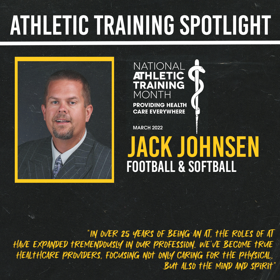 UWOshkoshTitans's tweet photo. March is National Athletic Training Month💪

The first Athletic Trainer Spotlight of the month is Jack Johnsen, a UW-Oshkosh graduate who has been in Athletic Training for over 25 years 👏 https://t.co/WWs80zg1HP