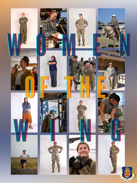 Happy #InternationalWomensDay from the 97th AMW The DAF honors the contributions of military and civilian women serving their country. Thank you to the women around AAFB for serving our base and community so well. (U.S. Air Force graphic by Airman 1st Class Kari Degraffenreed)
