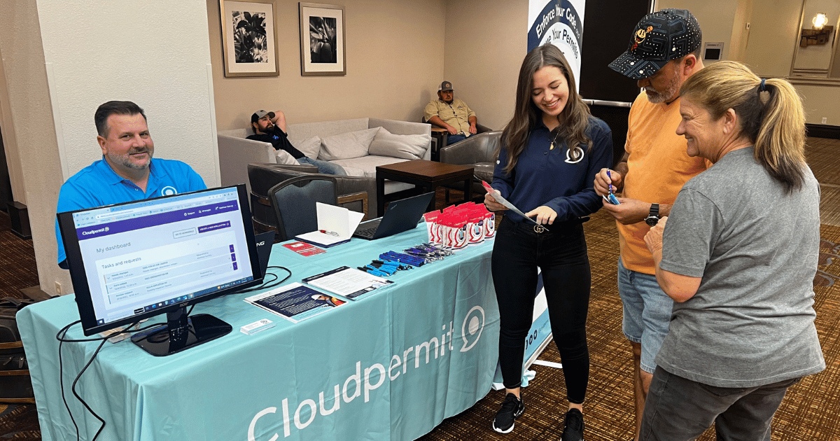 Cloudpermit's tweet image. We're at the 2023 GACE Spring Conference in Savannah, GA.
Visit the team to learn how our online software can help streamline code enforcement. We'll be here today and tomorrow until 4:30 pm EST.
#CodeEnforcement #BuildingCode #CommunityDevelopment #GovTech #GACE2023