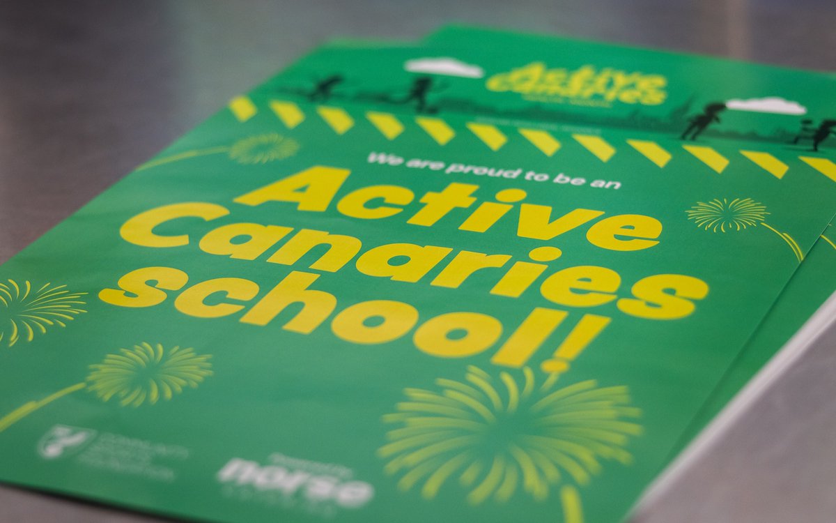 NorwichCityCSF's tweet photo. A super virtual assembly this morning kicked off #ActiveCanaries Health Month in style! 

Big thank you to our special guest, @NorwichCityFC's nutritionist Jack Richardson, and to all those schools that joined us... https://t.co/eWntFggiwg