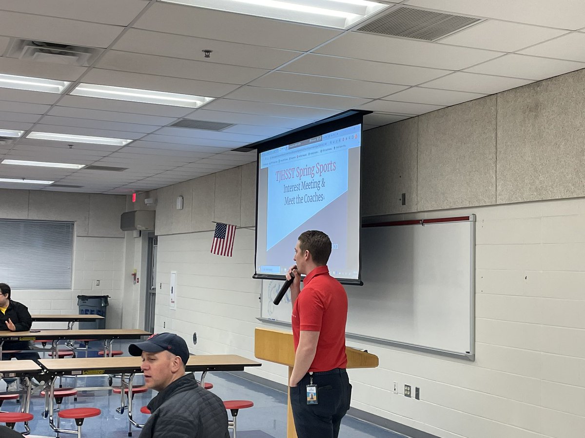 Thank you to everyone that came out to Meet the Coach Night on 3/7/23. 
Link to presentation for Dylan Forshay, Jen Zary, Heather Murphy. @TJHSST_AT 

tts-livesite.rschooltoday.com/sites/tjsths.r…