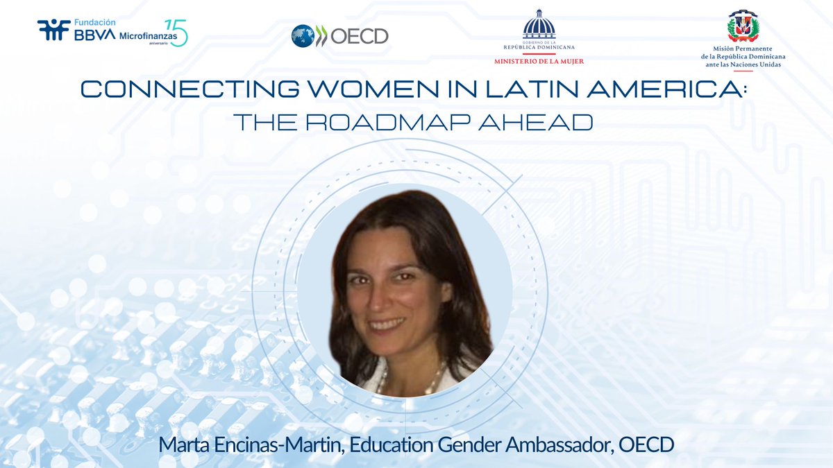 FMBBVA's tweet photo. #CSW67 | 'Connecting Women in Latin America: the roadmap ahead'
@MartaEncinasM, Education Gender ambassador in the @OECDEduSkills, is among the panelists who will talk about the importance of pushing for quality skills building for women and girls in the #digital era. https://t.co/SzN8lKI8tN