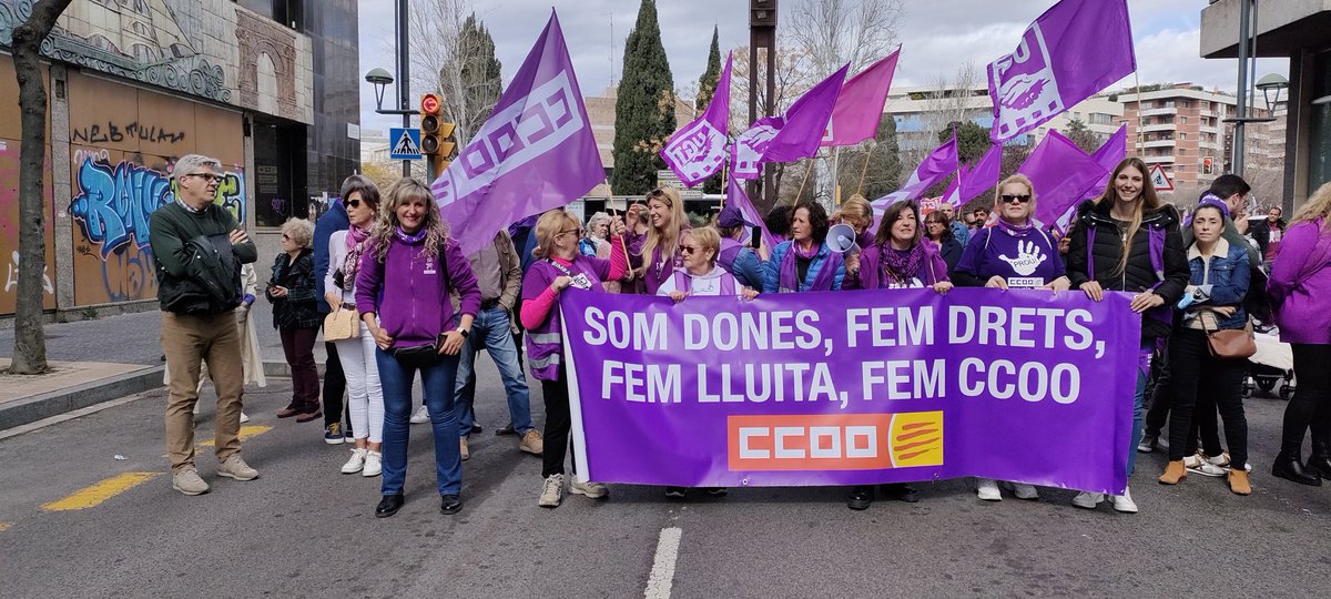 #CCOOfeminista #Plansquefuncionen #8M 
i tagejar <a href="/ccoocatalunya/">CCOO de Catalunya</a> <a href="/DonesCCOOCat/">Dones CCOO</a>