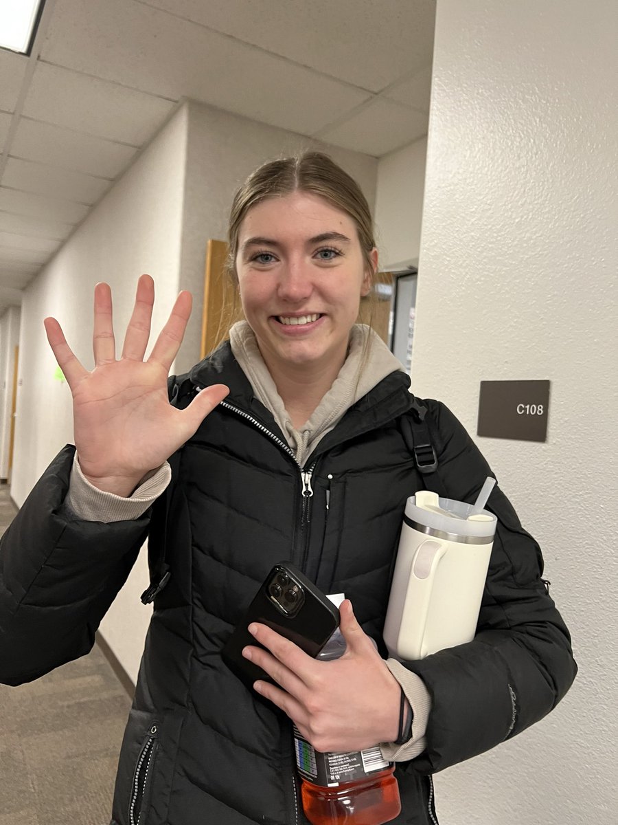 FIVE!! Congrats <a href="/logannissley23/">Logan</a> on another well deserved award! Proud of you, Lo ❤️💙🖐🏼