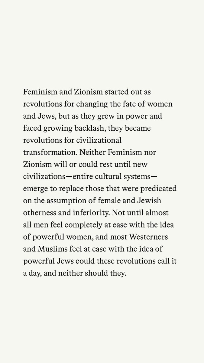 For International Women's Day #InternationalWomensDay an excerpt from my essay on Anti-Zionism and Anti-Feminism: tabletmag.com/sections/israe…
