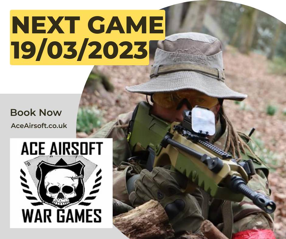aceairsoft's tweet photo. Games Line Up for Sunday 19th March 2023 at Ace Airsoft Wolverhampton Woodland. BOOK NOW https://t.co/o9zOTCXAZs
#airsoft #aceairsoft #airsoftwestmidlands #airsoftfield #6mm #airsoftevent #airsoftgames #airsoftgun #airsoftfun #airsoftteam #airsoftworld #pewpew #airsoftcommunity https://t.co/UawQ0GNihg