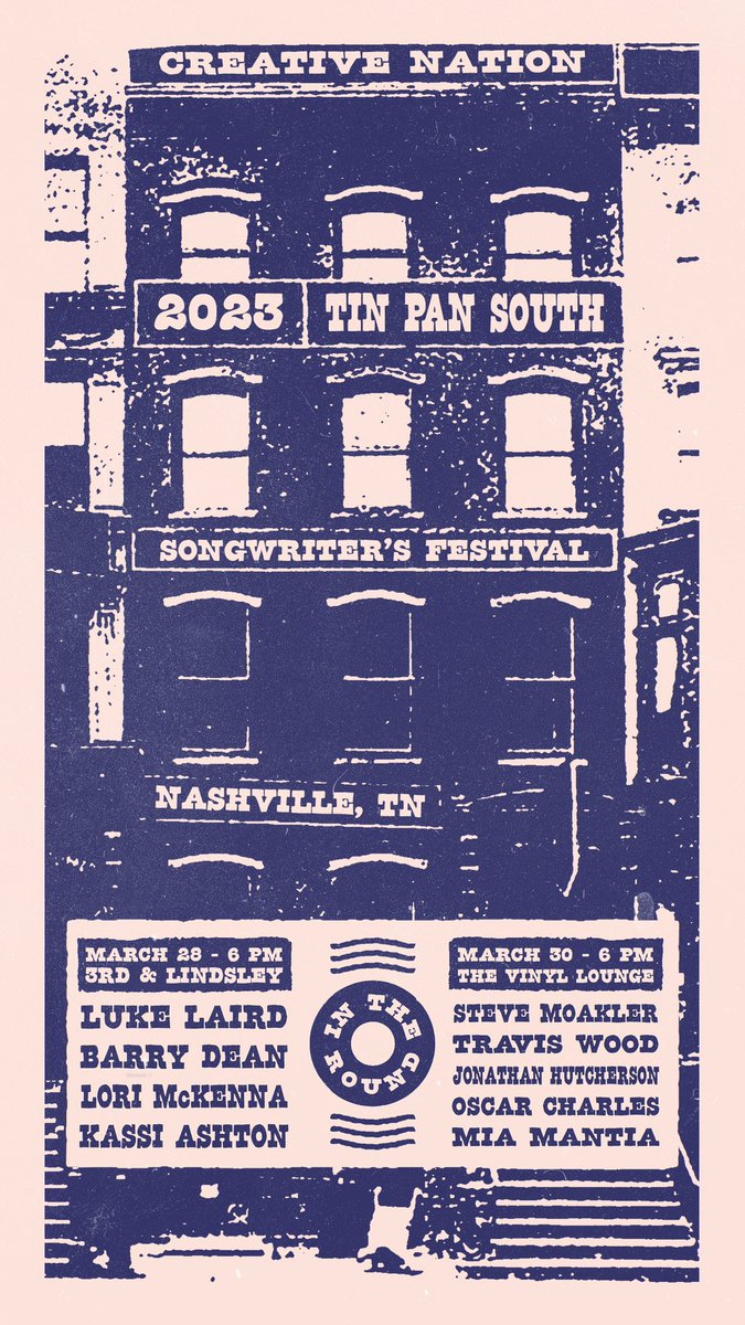 TIN PAN is almost here!! And we’re so excited to bring you TWO rounds this year ✌️Check out both to see the entire CN crew! 

📍3rd and Lindsley / March 28, 6pm
📍The Vinyl Lounge / March 30, 6pm

Any song requests? 🤠