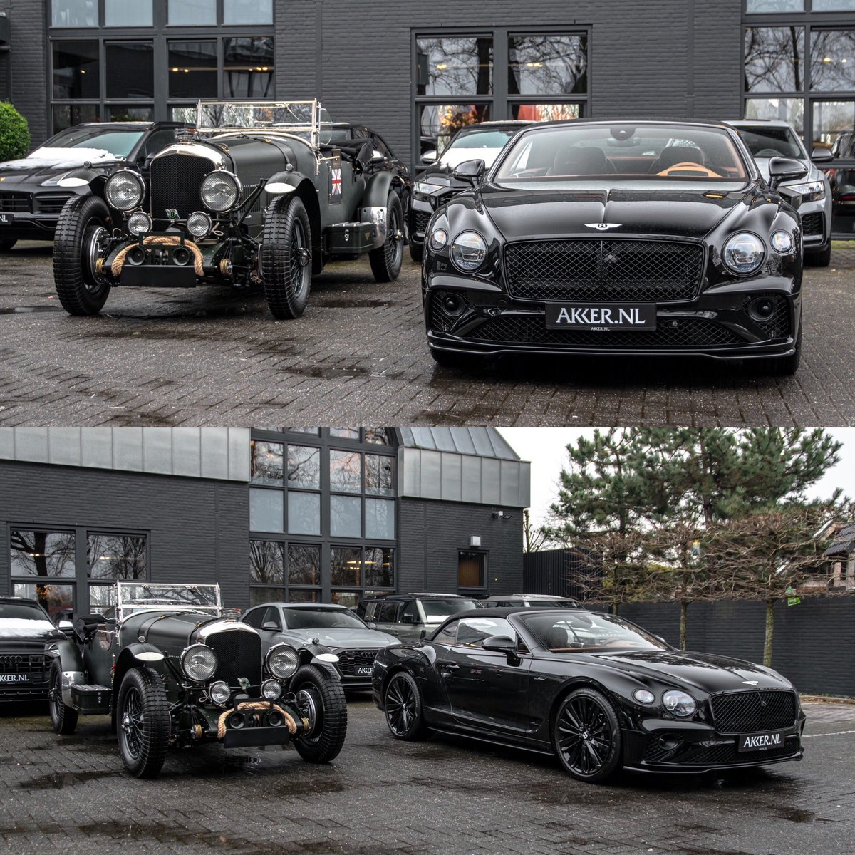 Zo nu en dan wil er nog weleens wat speciaals op bezoek komen. Maar dit hadden wij met deze weersomstandigheden (lees 2ºC ❄🥶) niet verwacht. Wat gaaf!!! 🤩

#Bentley #PreWar #OldvsNew