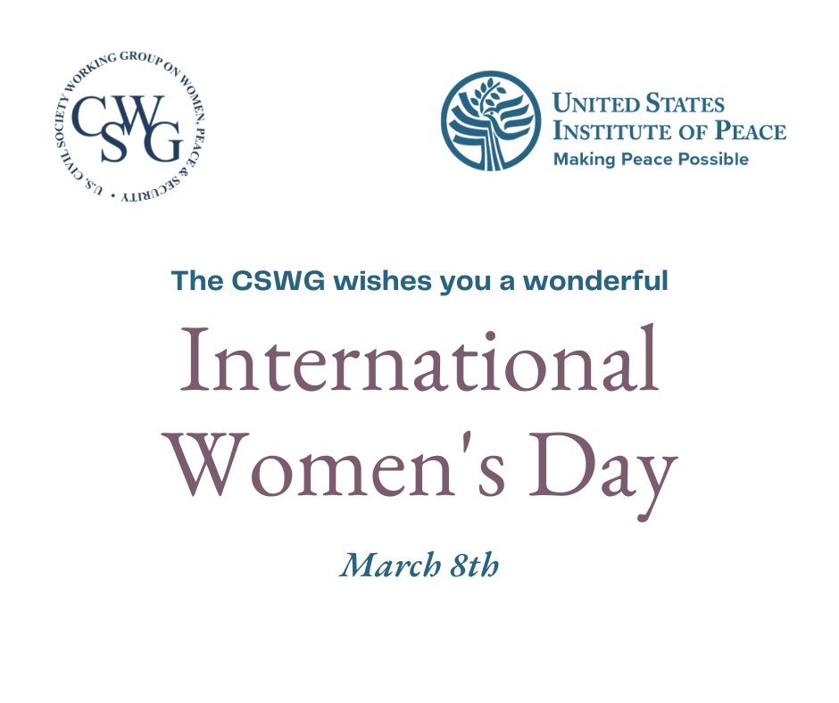 This March 8th, we wish our members an incredible International Women's Day! Join us in celebrating the advancements of gender equality and the WPS agenda as we look forward to many more Marches to come.💜