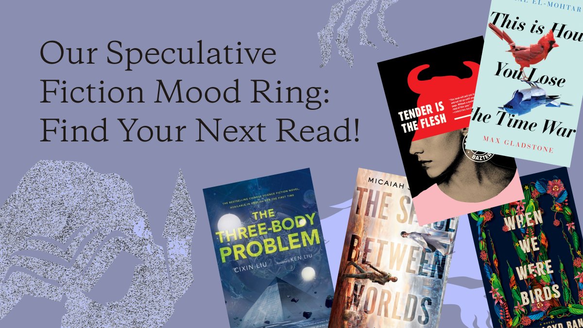 Speculative fiction lovers, we got you. Match your mood to one of SFF expert Kerine Wint’s lists of great speculative fiction that will get the pages turning! Find everything from SFF romance and horror to epic space operas and novellas.

goodreads.com/blog/show/2552…