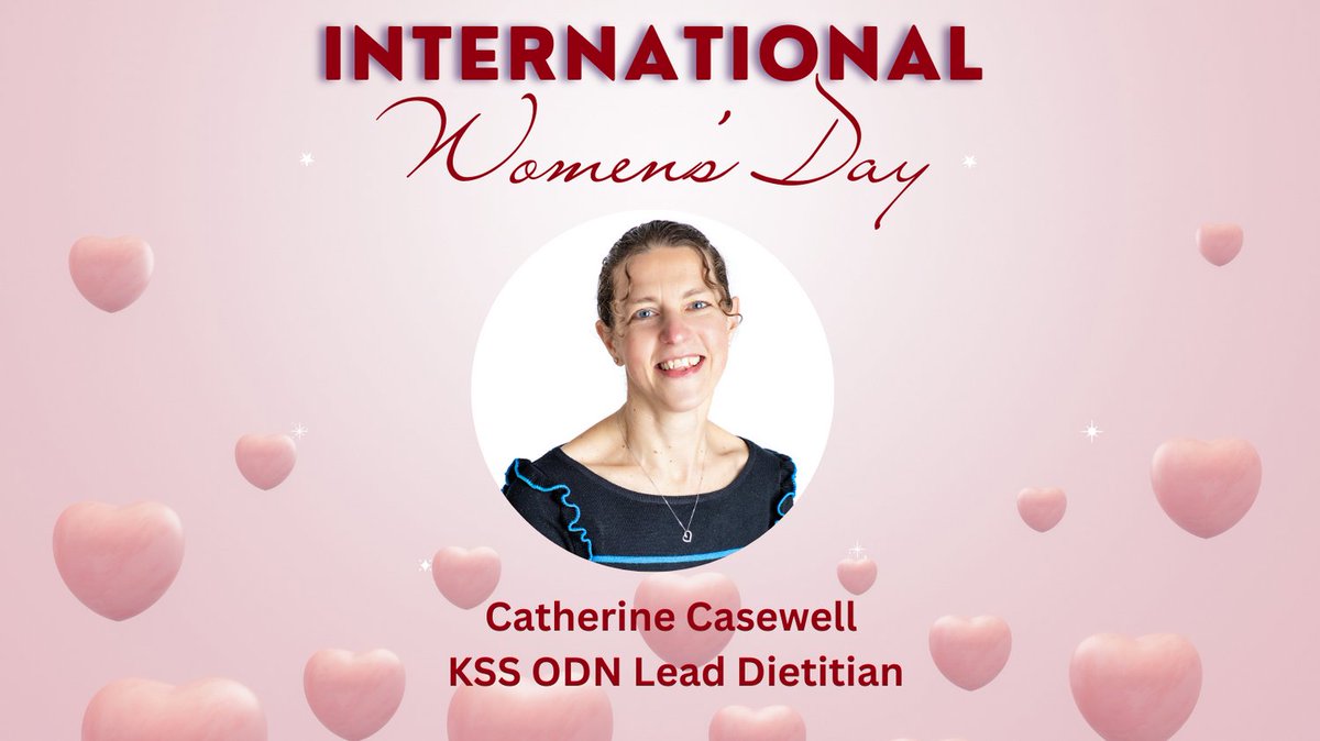 Happy International Woman's Day! 
Next is the remarkable Catherine Casewell - KSS ODN Lead Dietitian. Her passion for neonatal dietetics shines through the KSS network 🌟
 #InternationalWomensDay2023 #IWD2023 #WomensDay #Neonatal