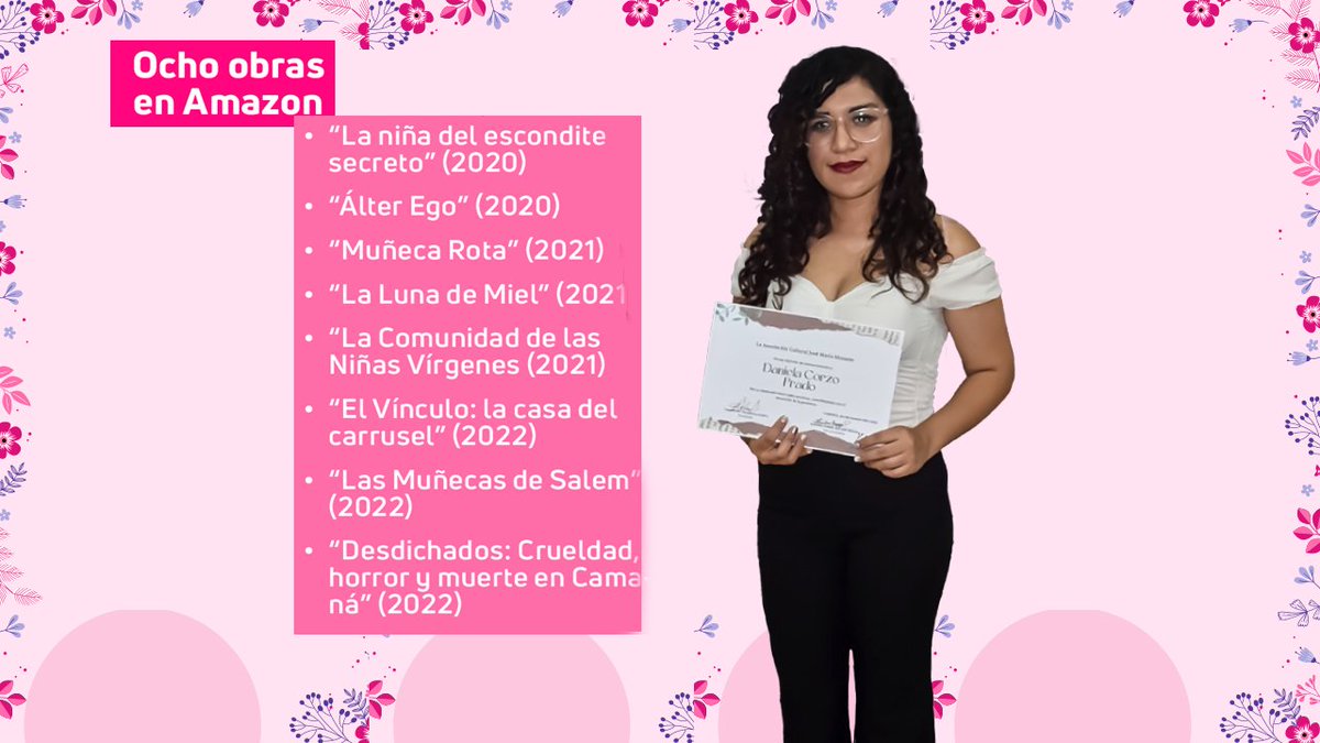 DiarioViral1's tweet photo. 🟡⚫ #DiarioViral | 👉Daniela Corzo Prado: “Los escritores digitales hemos crecido”
#MujerViral #Mujeres #DiaInternacionalDeLaMujer #Tecnologia #tech https://t.co/BxRQntpMXK