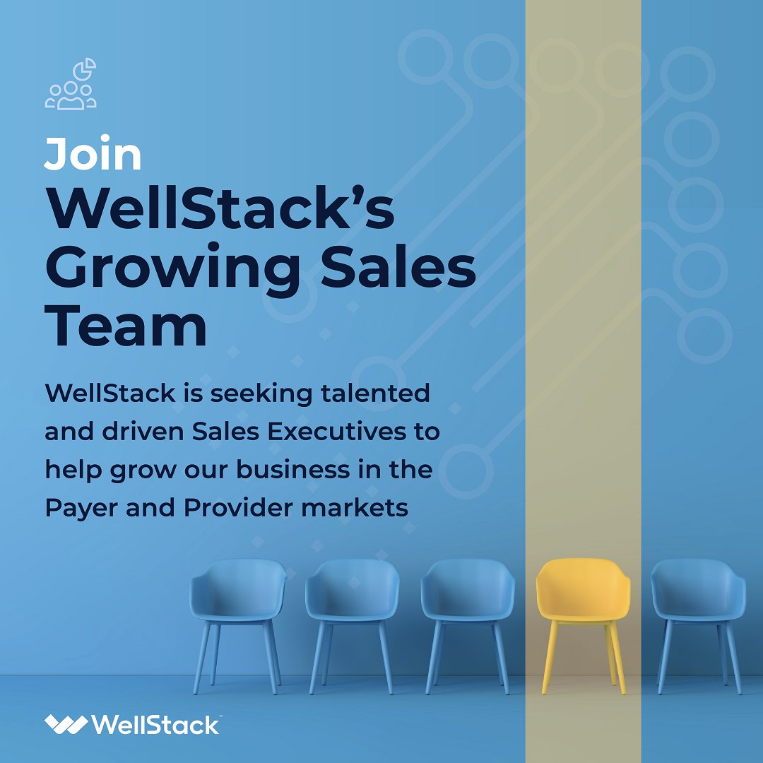 WellStack_ai's tweet image. WellStack is currently seeking individuals with a true hunter mentality to join our growing team as Sales Executives for the Provider and Payer markets. Apply here: wellstack.ai/careers/

#healthcareindustry #healthcarejobs #salescareers #salesexecutive #techsales #ITsales