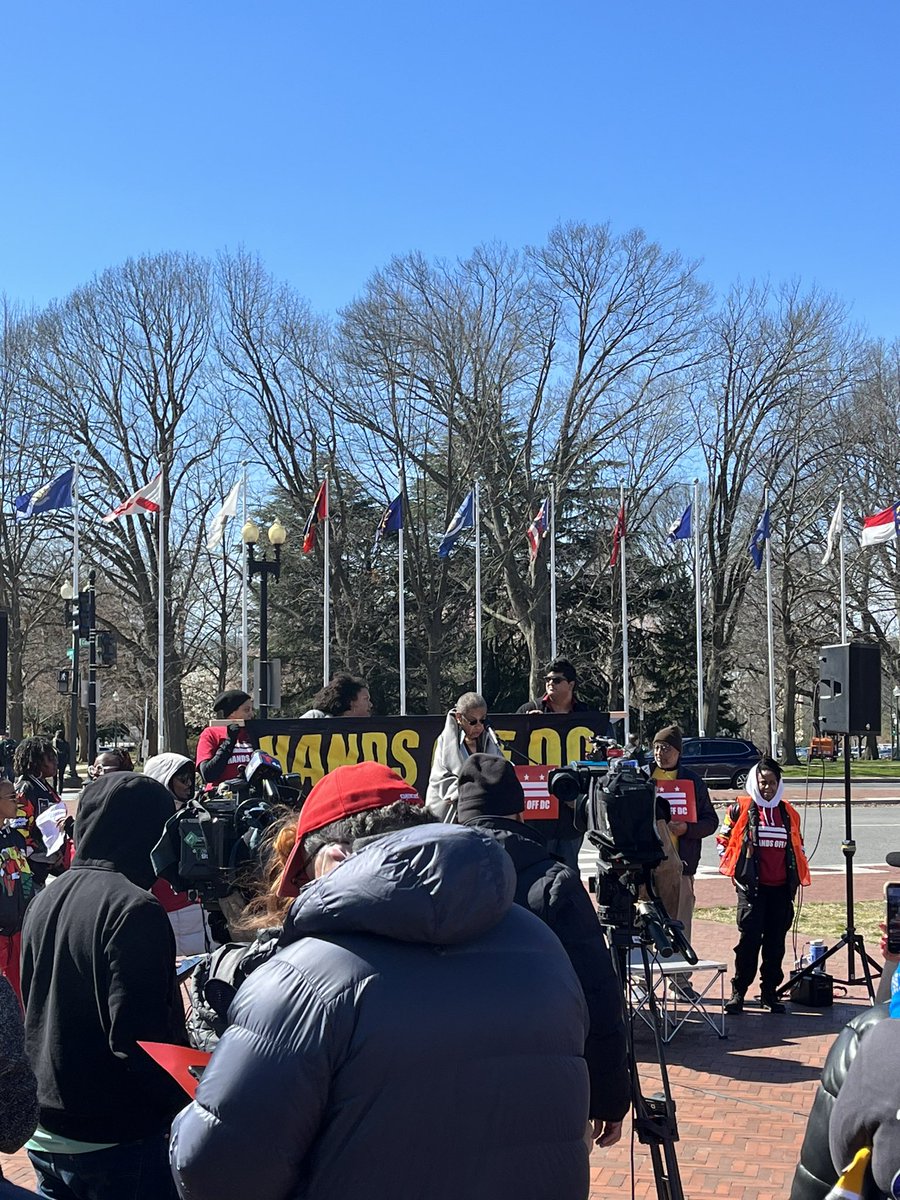 carla_hardy_'s tweet photo. “DC residents, the majority of whom are black and brown, are worthy and capable of self government.” - @EleanorNorton on Congress voting to overturn the RCCA. #HandsOffDC https://t.co/rLZoOviA0Z