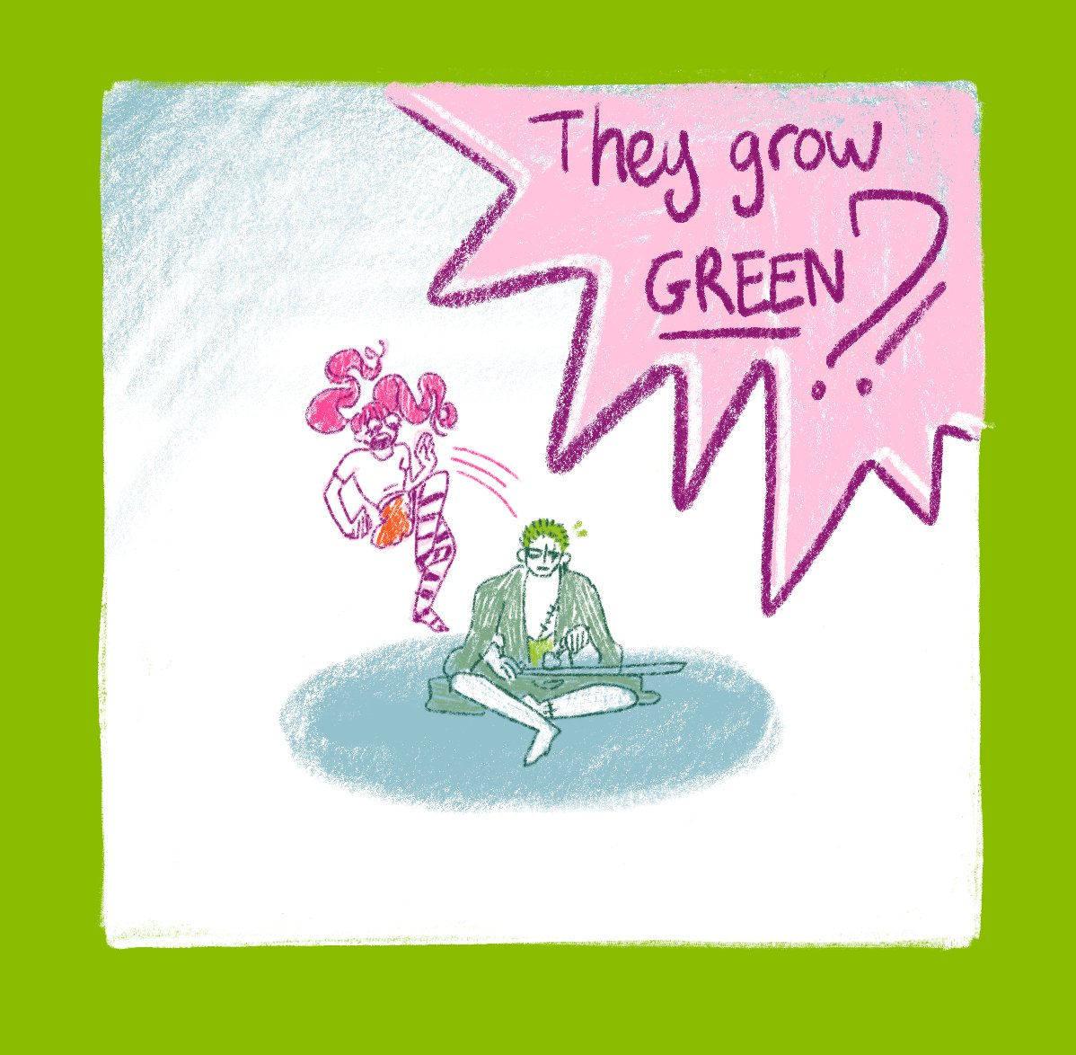 singular braincell lesbian 🤠 on Twitter "I wanted to draw Perona being