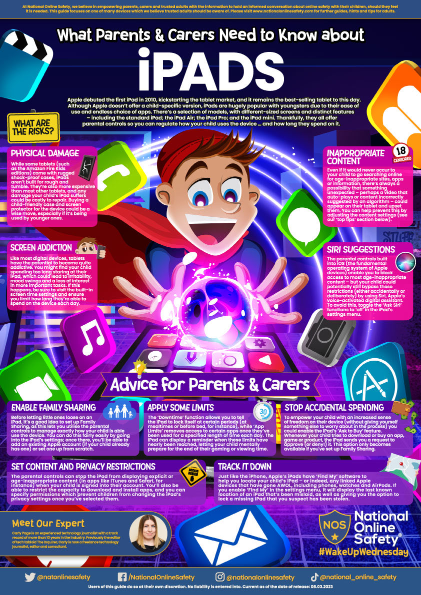 StMargs_Comp's tweet image. The iPad has been around since 2010 and is very popular across the age-ranges. Let’s look at the potential hazards and how we can make help our children @StMargaretsPrep to be safe when using such devices.